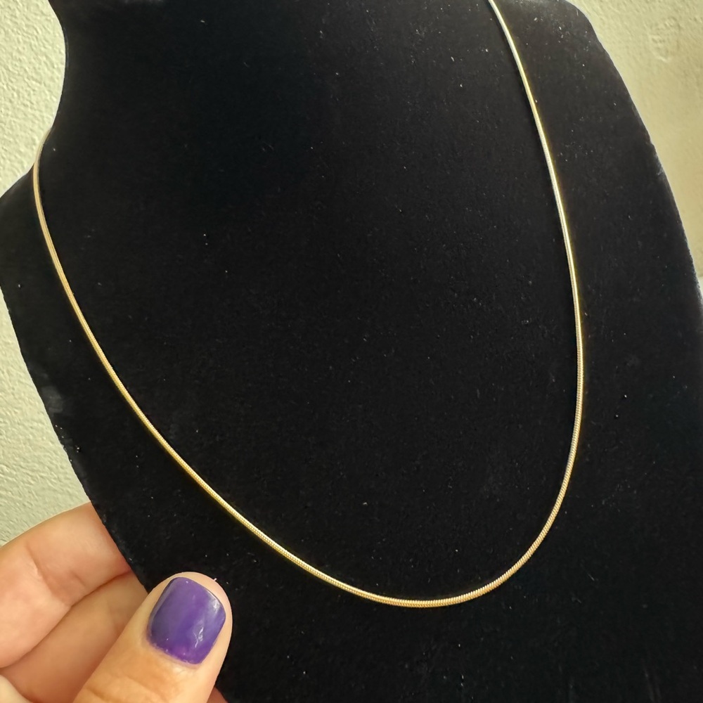 Snake Chain Necklace | 18k gold plated - Picture 4 of 8